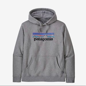 Men's Gray P-6 Logo Uprisal Hoody size Large